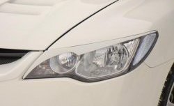 Реснички Mugen v2 на фары Honda Civic  FD (2005-2011) седан дорестайлинг, седан рестайлинг