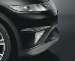 4 999 р. Накладка переднего бампера Type R Honda Civic FK,FN хэтчбэк 5 дв. дорестайлинг (2005-2008)  с доставкой в г. Кемерово. Увеличить фотографию 2
