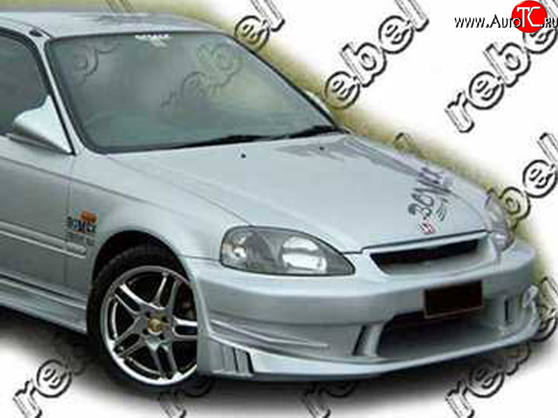 7 299 р. Передний бампер Sport Honda Civic EJ,EK,EM седан дорестайлинг (1995-1998) (кузов: седан)  с доставкой в г. Кемерово