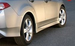 5 999 р. Пороги накладки Type-S Honda Accord 8 CU седан дорестайлинг (2008-2011) (Неокрашенные)  с доставкой в г. Кемерово. Увеличить фотографию 2