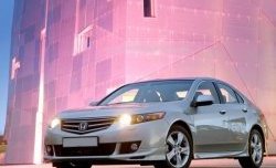 5 999 р. Пороги накладки Type-S Honda Accord 8 CU седан дорестайлинг (2008-2011) (Неокрашенные)  с доставкой в г. Кемерово. Увеличить фотографию 4