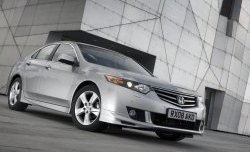 5 999 р. Пороги накладки Type-S Honda Accord 8 CU седан дорестайлинг (2008-2011) (Неокрашенные)  с доставкой в г. Кемерово. Увеличить фотографию 5