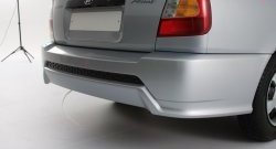 5 099 р. Задний бампер Классик Hyundai Accent седан ТагАЗ (2001-2012) (Неокрашенный)  с доставкой в г. Кемерово. Увеличить фотографию 2