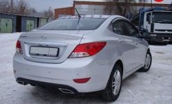 1 799 р. Плавники на крышу Sport  Hyundai Solaris  RBr (2010-2017) седан дорестайлинг, седан рестайлинг (Неокрашенный)  с доставкой в г. Кемерово. Увеличить фотографию 2