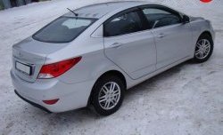 1 799 р. Плавники на крышу Sport  Hyundai Solaris  RBr (2010-2017) седан дорестайлинг, седан рестайлинг (Неокрашенный)  с доставкой в г. Кемерово. Увеличить фотографию 4