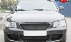 4 699 р. Передний бампер ATH-classic Hyundai Accent 2 LC седан дорестайлинг (ТагАЗ) (1999-2012) (Неокрашенный)  с доставкой в г. Кемерово. Увеличить фотографию 3