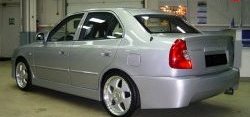 4 699 р. Задний бампер ATH-classic Hyundai Accent седан ТагАЗ (2001-2012) (Неокрашенный)  с доставкой в г. Кемерово. Увеличить фотографию 3