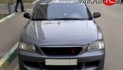 4 699 р. Передний бампер ATH-classic Hyundai Accent 2 LC седан дорестайлинг (ТагАЗ) (1999-2012) (Неокрашенный)  с доставкой в г. Кемерово. Увеличить фотографию 2