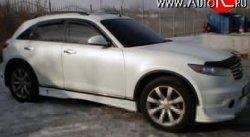 10 599 р. Накладка переднего бампера FX-Design INFINITI FX35 S50 дорестайлинг (2002-2005) (Неокрашенная)  с доставкой в г. Кемерово. Увеличить фотографию 2