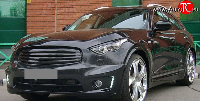 15 999 р. Решётка радиатора Style INFINITI FX50 S51 дорестайлинг (2008-2011) (Неокрашенная)  с доставкой в г. Кемерово