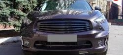 15 999 р. Решётка радиатора Style INFINITI FX50 S51 дорестайлинг (2008-2011) (Неокрашенная)  с доставкой в г. Кемерово. Увеличить фотографию 3