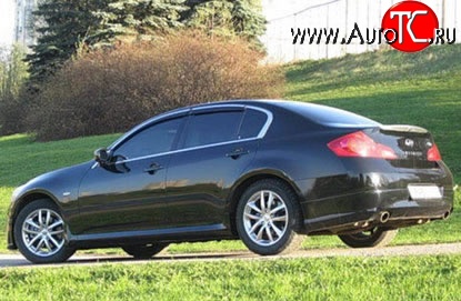 12 599 р. Пороги накладки H Style INFINITI GF35 (2002-2008) (Неокрашенные)  с доставкой в г. Кемерово