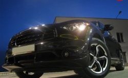 9 299 р. Юбка переднего бампера Diablo INFINITI FX50 S51 дорестайлинг (2008-2011) (Неокрашенная)  с доставкой в г. Кемерово. Увеличить фотографию 6
