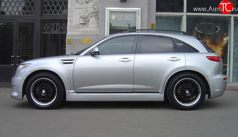 5 499 р. Жабры AERO INFINITI FX45 S50 дорестайлинг (2002-2005)  с доставкой в г. Кемерово