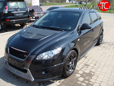 1 399 р. Реснички Khust-Tuning KIA Ceed 1 ED дорестайлинг, хэтчбэк 5 дв. (2006-2010)  с доставкой в г. Кемерово