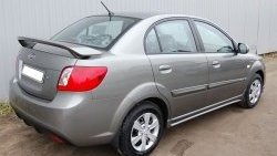 5 999 р. Пороги накладки GT Dynamics KIA Rio 2 JB дорестайлинг седан (2005-2009) (Неокрашенные)  с доставкой в г. Кемерово. Увеличить фотографию 3