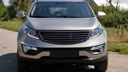 71 999 р. Решётка радиатора RA V1  KIA Sportage  3 SL (2010-2016) дорестайлинг, рестайлинг (Неокрашенная)  с доставкой в г. Кемерово. Увеличить фотографию 1