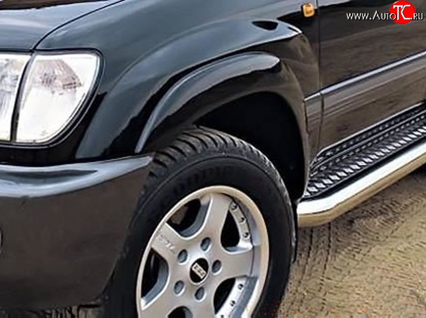 15 699 р. Арки крыльев Sport Toyota Land Cruiser 100 дорестайлинг (1998-2002) (Неокрашенные)  с доставкой в г. Кемерово