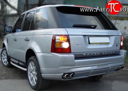 14 949 р. Накладка заднего бампера ARDEN Land Rover Range Rover Sport 1 L320 дорестайлинг (2005-2009) (Неокрашенная)  с доставкой в г. Кемерово