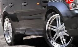 34 799 р. Накладки на колёсные арки HAMMAN  Land Rover Range Rover Sport  1 L320 (2005-2009) дорестайлинг (Неокрашенные)  с доставкой в г. Кемерово. Увеличить фотографию 4