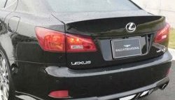 12 599 р. Накладка заднего бампера Wald Lexus IS250 XE20 седан дорестайлинг (2005-2013) (Неокрашенная)  с доставкой в г. Кемерово. Увеличить фотографию 2