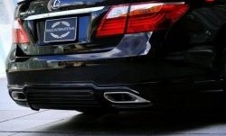 15 699 р. Накладка заднего бампера Wald Lexus LS460 XF40 дорестайлинг (2006-2009) (Неокрашенная)  с доставкой в г. Кемерово. Увеличить фотографию 3