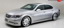 15 699 р. Накладка переднего бампера Wald Lexus LS460 XF40 дорестайлинг (2006-2009) (Неокрашенная)  с доставкой в г. Кемерово. Увеличить фотографию 3