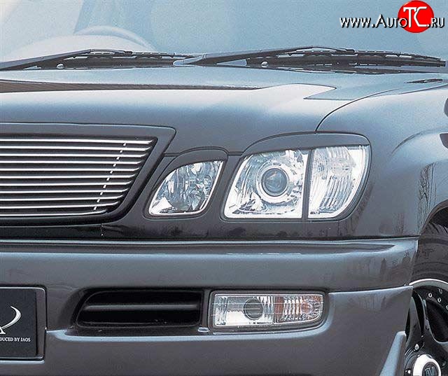 5 099 р. Реснички JAOS Lexus LX470 J100 дорестайлинг (1998-2002) (Неокрашенные)  с доставкой в г. Кемерово