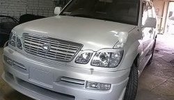 14 149 р. Накладка переднего бампера JAOS Style Lexus LX470 J100 дорестайлинг (1998-2002) (Неокрашенная)  с доставкой в г. Кемерово. Увеличить фотографию 2
