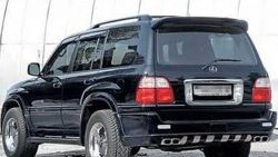 11 099 р. Накладка заднего бампера Red Aleti  Lexus LX470  J100 (1998-2002) дорестайлинг (Неокрашенная)  с доставкой в г. Кемерово. Увеличить фотографию 1