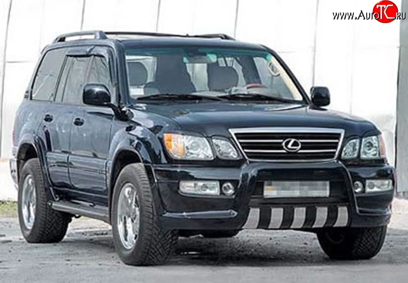 18 449 р. Передний бампер Red Aleti Lexus LX470 J100 дорестайлинг (1998-2002) (Неокрашенный)  с доставкой в г. Кемерово