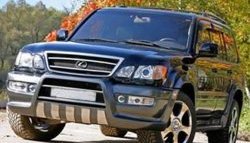 18 449 р. Передний бампер Red Aleti Lexus LX470 J100 дорестайлинг (1998-2002) (Неокрашенный)  с доставкой в г. Кемерово. Увеличить фотографию 2