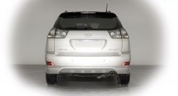2 649 р. Накладка заднего бампера Style Lexus RX350 XU30 дорестайлинг (2003-2006) (Неокрашенная)  с доставкой в г. Кемерово. Увеличить фотографию 2