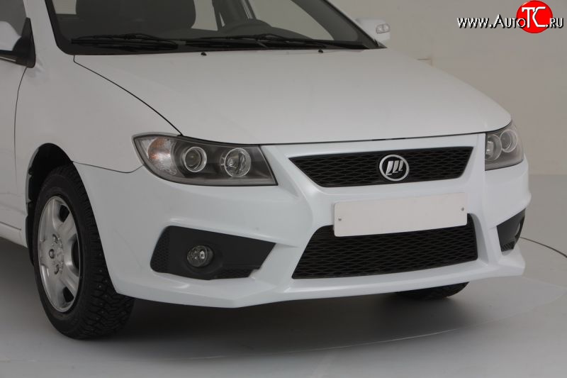 4 999 р. Передний бампер Sport Lifan Solano  дорестайлинг (2010-2015) (Неокрашенный)  с доставкой в г. Кемерово