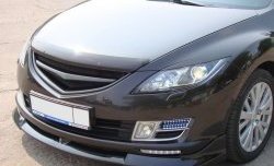 Накладка Sport на передний бампер в комплектации Turing Mazda 6  GH (2007-2010) дорестайлинг лифтбэк, дорестайлинг седан