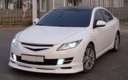 6 599 р. Накладка Sport на передний бампер в комплектации Turing  Mazda 6  GH (2007-2010) дорестайлинг лифтбэк, дорестайлинг седан (Неокрашенная)  с доставкой в г. Кемерово. Увеличить фотографию 5
