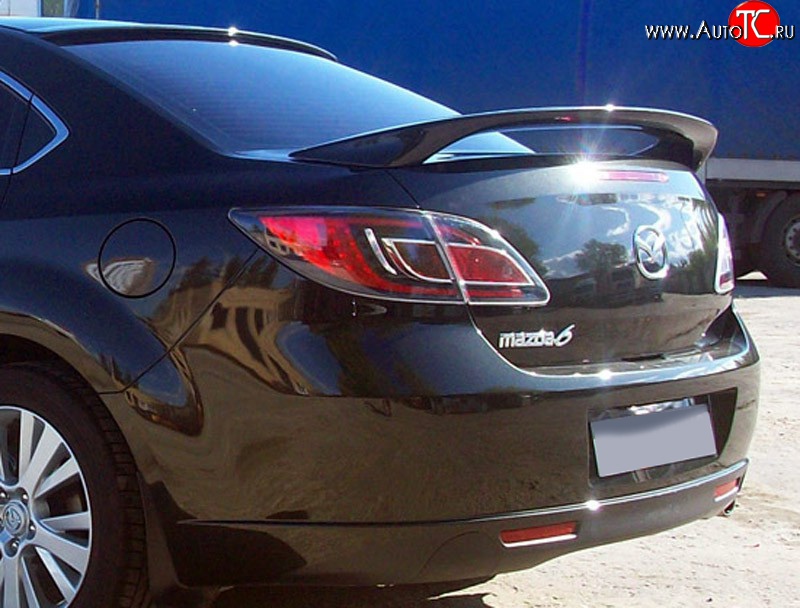 5 899 р. Спойлер EX-Style V2  Mazda 6  GH (2007-2010) дорестайлинг седан (Неокрашенный)  с доставкой в г. Кемерово