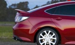5 899 р. Спойлер EX-Style V2  Mazda 6  GH (2007-2010) дорестайлинг седан (Неокрашенный)  с доставкой в г. Кемерово. Увеличить фотографию 4