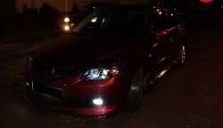 4 999 р. Накладка переднего бампера Sport  Mazda 3/Axela  BK (2003-2006) дорестайлинг, хэтчбэк (Неокрашенная)  с доставкой в г. Кемерово. Увеличить фотографию 5