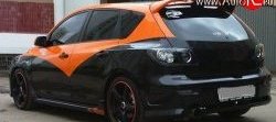 7 319 р. Спойлер Racing Mazda 3/Axela BK дорестайлинг, хэтчбэк (2003-2006) (Неокрашенный)  с доставкой в г. Кемерово. Увеличить фотографию 6