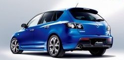 Спойлер Sport Mazda 3/Axela  BK (2003-2009) дорестайлинг, хэтчбэк, рестайлинг, хэтчбэк