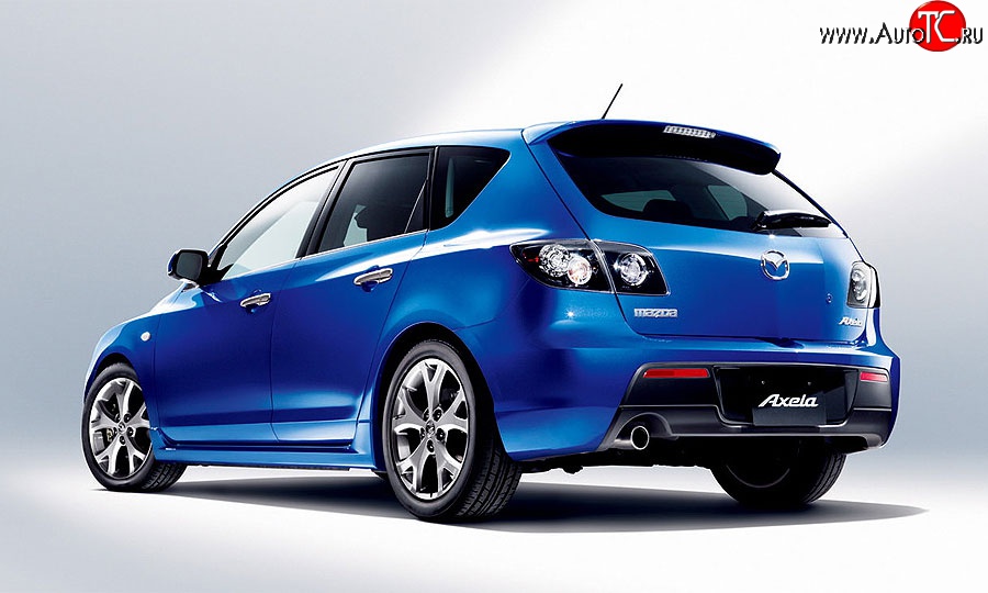 5 299 р. Спойлер Sport  Mazda 3/Axela  BK (2003-2009) дорестайлинг, хэтчбэк, рестайлинг, хэтчбэк (Неокрашенный)  с доставкой в г. Кемерово