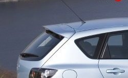 5 299 р. Спойлер Sport  Mazda 3/Axela  BK (2003-2009) дорестайлинг, хэтчбэк, рестайлинг, хэтчбэк (Неокрашенный)  с доставкой в г. Кемерово. Увеличить фотографию 3