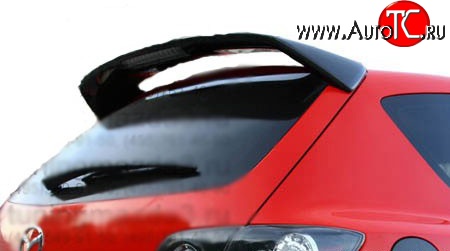 3 599 р. Спойлер Sport V2 со стоп-сигналом  Mazda 3/Axela  BK (2003-2009) дорестайлинг, хэтчбэк, рестайлинг, хэтчбэк (Неокрашенный)  с доставкой в г. Кемерово