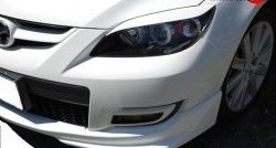 1 149 р. Реснички Sport  Mazda 3/Axela  BK (2003-2009) дорестайлинг седан, рестайлинг, хэтчбэк (Неокрашенные)  с доставкой в г. Кемерово. Увеличить фотографию 3
