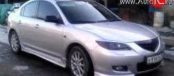 4 099 р. Пороги накладки Sport  Mazda 3/Axela  BK (2003-2009) дорестайлинг седан, дорестайлинг, хэтчбэк, рестайлинг седан, рестайлинг, хэтчбэк (Неокрашенные)  с доставкой в г. Кемерово. Увеличить фотографию 5