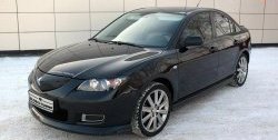 729 р. Реснички на фары Global-Tuning  Mazda 3/Axela  BK (2003-2009) дорестайлинг седан, рестайлинг седан (Неокрашенные)  с доставкой в г. Кемерово. Увеличить фотографию 3