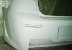 5 349 р. Задний бампер Mazda Speed Mazda 3/Axela BK дорестайлинг седан (2003-2006) (Неокрашенный)  с доставкой в г. Кемерово. Увеличить фотографию 4
