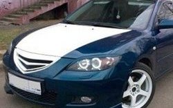 2 309 р. Комплект клыков Sport-V2 на передний бампер автомобиля Mazda 3/Axela BK дорестайлинг седан (2003-2006) (Неокрашенная)  с доставкой в г. Кемерово. Увеличить фотографию 6