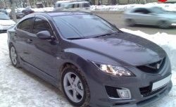 1 149 р. Реснички EX-Style Mazda 6 GH дорестайлинг седан (2007-2010) (Неокрашенные)  с доставкой в г. Кемерово. Увеличить фотографию 3